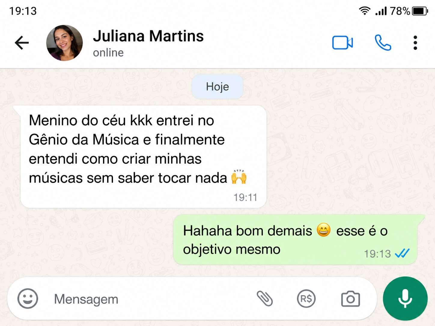 Depoimento de Juliana